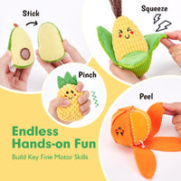 Baby's First Fruits & Veggies™ — 16-Pc Sensory Play Set